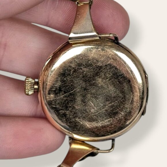 Antique Omega GF Converted Pocket Watch - Picture 5 of 12
